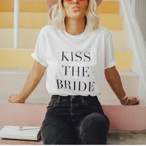 Kiss the bride T Shirt